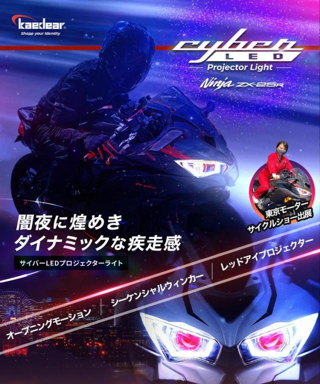 CyberLED(サイバーLED) ZX-25R kawasaki対応 ninja ZX25R カワサキ互換